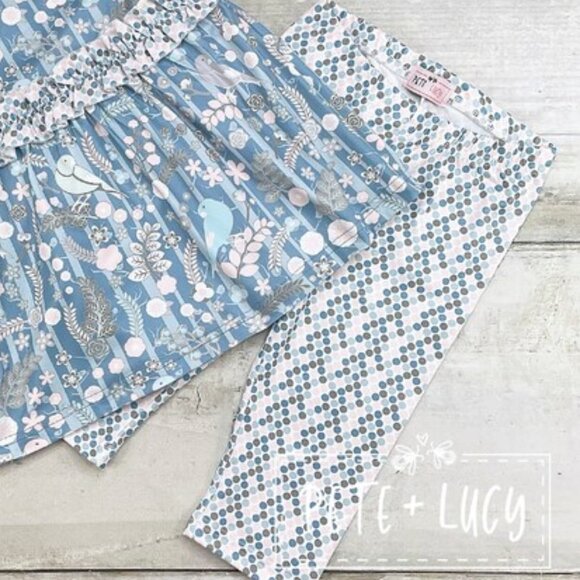 Pete & Lucy The Bird Is The Word Capri Set - Picture 4 of 6